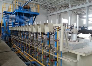 China Hoge Koolstofstaal Hete Onderdompeling die Lijn, Automatische Hete Onderdompeling galvaniseren die Machine galvaniseren leverancier